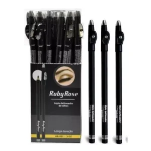 Lápis Delineador Preto HB-091 da Ruby Rose